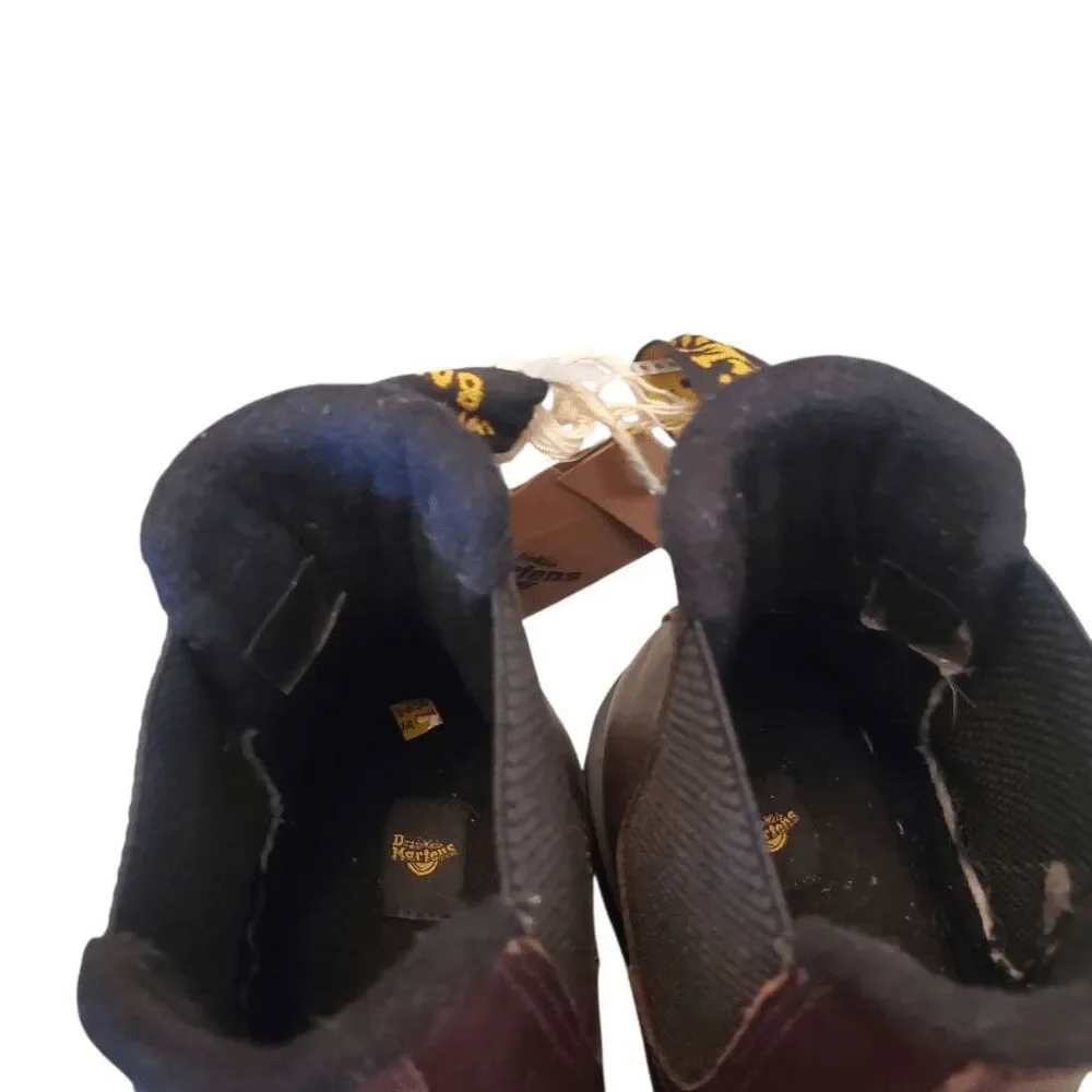 NWT Dr. Martens 2976 WarmWair Chelsea Boots  Brown Leather M 8, W 9.  NO BOX